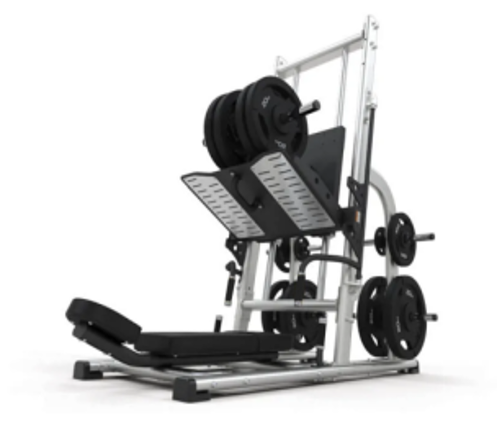 Plate loaded leg press